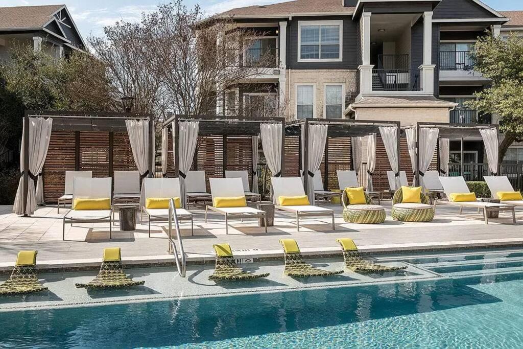 Luxurious 2Br+Resort Style Pool_5 Min To Domain Austin Exterior foto